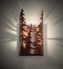 Meyda 5" Wide Tall Pines Wall Sconce - 31254