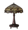 Meyda 31" High Tiffany Hanginghead Dragonfly Table Lamp - 31664