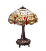 Meyda 31" High Tiffany Hanginghead Dragonfly Table Lamp - 31664