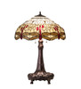 Meyda 31" High Tiffany Hanginghead Dragonfly Table Lamp - 31664