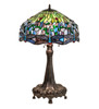 Meyda 31" High Tiffany Hanginghead Dragonfly Table Lamp - 47552