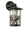 Meyda 8" Wide Fulton Song Bird Solid Mount Wall Sconce - 54298