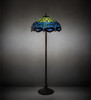 Meyda 62" High Tiffany Hanginghead Dragonfly Floor Lamp - 70021