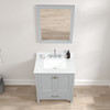 30" Freestanding Bathroom Vanity With Countertop & Undermount Sink - Metal Grey - 026 30 15 CT