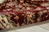 Nourison Bordeaux BOR01 Burgundy Area Rugs