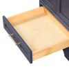 24" Freestanding Bathroom Vanity With Countertop, Undermount Sink & Mirror - Navy Blue - 027 24 25 CT M