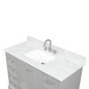 48" Freestanding Bathroom Vanity With Countertop, Undermount Sink & Mirror - Metal Grey - 027 48 15 CT M