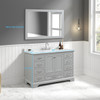48" Freestanding Bathroom Vanity With Countertop & Undermount Sink - Metal Grey - 027 48 15 CT