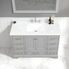 48" Freestanding Bathroom Vanity With Countertop & Undermount Sink - Metal Grey - 027 48 15 CT