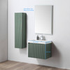 24" Floating Bathroom Vanity With Sink - Aventurine Green