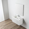 36" Floating Bathroom Vanity With Sink - Matte White