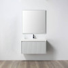 36" Floating Bathroom Vanity With Sink - Light Grey