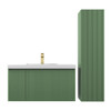 36" Floating Bathroom Vanity With Sink & Side Cabinet - Aventurine Green