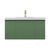 36" Floating Bathroom Vanity With Sink - Aventurine Green