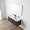 48" Floating Bathroom Vanity With Double Sink - Night Blue