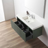 48" Floating Bathroom Vanity With Single Sink - Aventurine Green