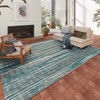 Dalyn Amador AA1 Teal Tufted Area Rugs