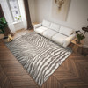 Dalyn Akina AK1 Mocha Shag Area Rugs