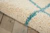 Nourison Brisbane BRI08 Ivory/aqua Area Rugs