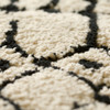 Dalyn Marquee MQ2 Ivory/midnight Shag Area Rugs