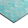 Dalyn Seabreeze SZ2 Teal Machine Made Area Rugs