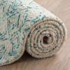 Dalyn Zoe ZZ1 Teal Hand Tufted Area Rugs