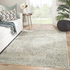 Jaipur Living Kiev CAI06 Medallion Gray Power Loomed Area Rugs