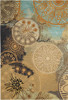Nourison Contour CON45 Multicolor Area Rugs