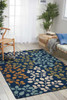 Nourison Caribbean CRB01 Navy Area Rugs