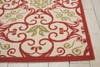 Nourison Caribbean CRB02 Ivory/rust Area Rugs