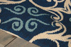 Nourison Caribbean CRB02 Navy Area Rugs