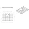 Stainless Steel Bottom Grid For Handmade Single Bowl Sink (hms175)