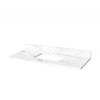 48" White Astoria Vanity, Calacatta Vienna Quartz Vanity Top, Undermount Rectangle Bowl