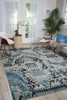 Nourison Dune DUN01 Indigo Area Rugs