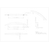 128 Mm Center-to-center Matte Silver Arched Verona Cabinet Pull