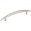 128 Mm Center-to-center Satin Nickel Arched Verona Cabinet Pull - 409223SN