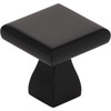 1" Overall Length Square Hadly Cabinet Knob