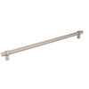 673 Mm Center-to-center Satin Nickel Key Grande Cabinet Bar Pull