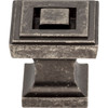 1" Overall Length Square Delmar Cabinet Knob