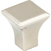 7/8" Overall Length Square Marlo Cabinet Knob