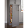 12" Wide 86" Tall Chrome Wire Soft-close Pantry Swingout