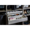 Grey Felt 5-compartment Jewelry Organizer Drawer