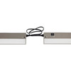 23-15/16" 120-volt Bar Light, Dimmable And 3-color Selectable, Dark Silver