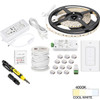 16 Ft. 225 Lumens Per Foot Vivid Uno Wireless Controller Retail Tape Light Kit, 1 Zone 1 Area, 4000k Cool White