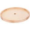 18" Round Wood Lazy Susan Individual Shelf With Hole