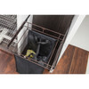 18" Deep Pullout Canvas Hamper With Removable Laundry Bag