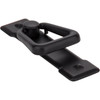2-1/4" Center-to-center Matte Black Rectangle Verona Cabinet Drop Pull