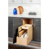 15" Wood Double Drawer Cookware Rollout