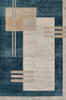 Momeni Edition EDI-4 Blue Machine Made Area Rugs