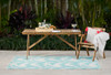 Momeni Riviera RV-01 Aqua Machine Made Area Rugs
